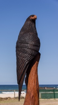 猛禽木雕图片