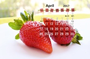 2017年4月日历图片