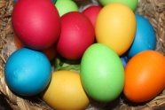 复活节多彩鸡蛋图片