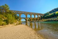 法国古罗马加尔桥图片