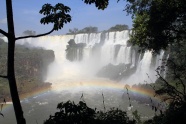 伊瓜苏彩虹瀑布图片