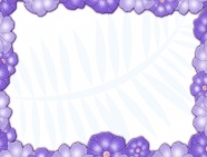 紫色花纹边框图片
