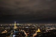 巴黎城市俯瞰夜景图片