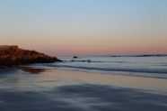 黄昏大海美景图片