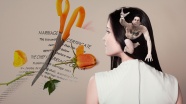 离婚女子另类创意图片