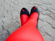 高跟鞋美腿红丝袜图片
