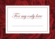 情人节明信片素材