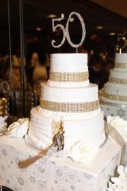 50周年结婚纪念蛋糕图片