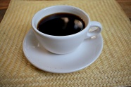 黑色热咖啡图片