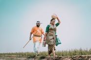 印度农民夫妻图片