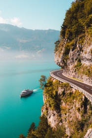 沿海盘山高速公路图片