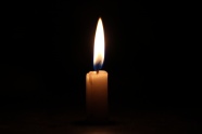 黑夜蜡烛烛光图片