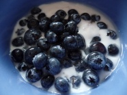 蓝莓泡酸奶图片