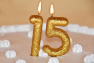 15岁生日蛋糕图片
