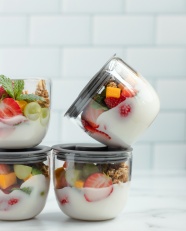 自制水果酸奶图片下载