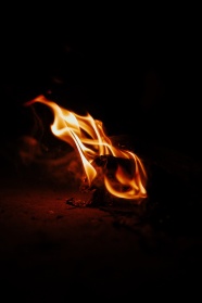 篝火堆火焰图片