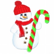 卡通雪人手绘画图片