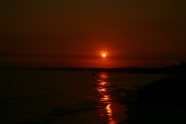 日落海景风光图片