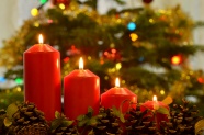 圣诞节活动蜡烛图片