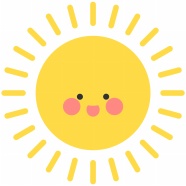 黄色可爱卡通太阳图片