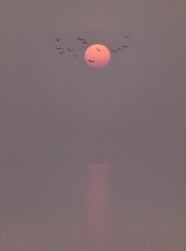 非主流天空夕阳风景图片