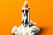 火箭发射模型图片
