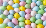 彩色鸡蛋复活节图片