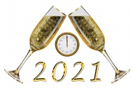 庆祝2021年新年图片