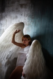 天使美女艺术人体写真图片