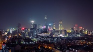 繁华都市建筑夜景图片
