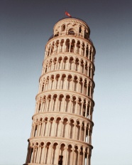 意大利比萨斜塔建筑图片
