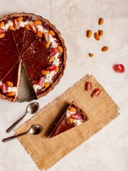 巧克力坚果蛋糕图片