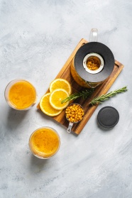 橙片橙汁图片