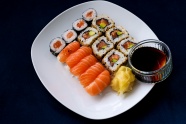 日本料理寿司美食图片