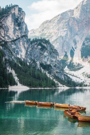 唯美山水湖泊风景图片