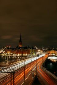 欧洲城市夜景图片