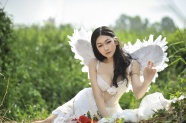 亚洲天使美女艺术照图片