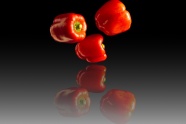 红色柿子椒背景图片