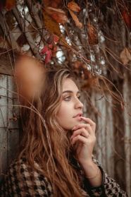 欧美秋天美女写真大片