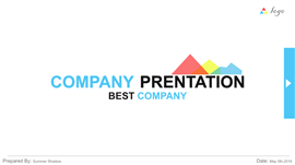 简洁小清新汇报类商务PPT模板