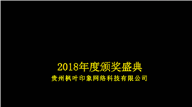 2018企业年度颁奖盛典PPT模板