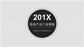 高端产品市场推广PPT模板