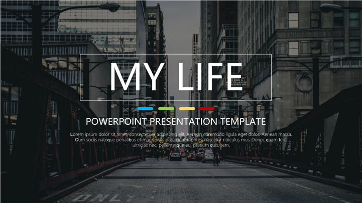 科技公司人才商务工作生活PPT模板