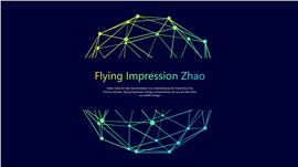 渐变色圆形科技风PPT模板