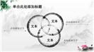 水墨山水风教育论文学术PPT模板