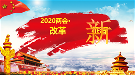 2020两会改革新章程工作报告PPT模板
