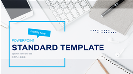 欧美风工作总结计划汇报PPT模板