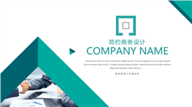 简约实用商务展示工作总结计划PPT模板