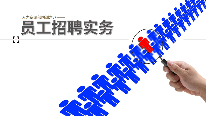 人力资源部员工招聘实务培训PPT模板