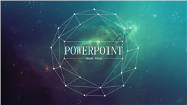 唯美梦幻星空商务汇报总结PPT模板